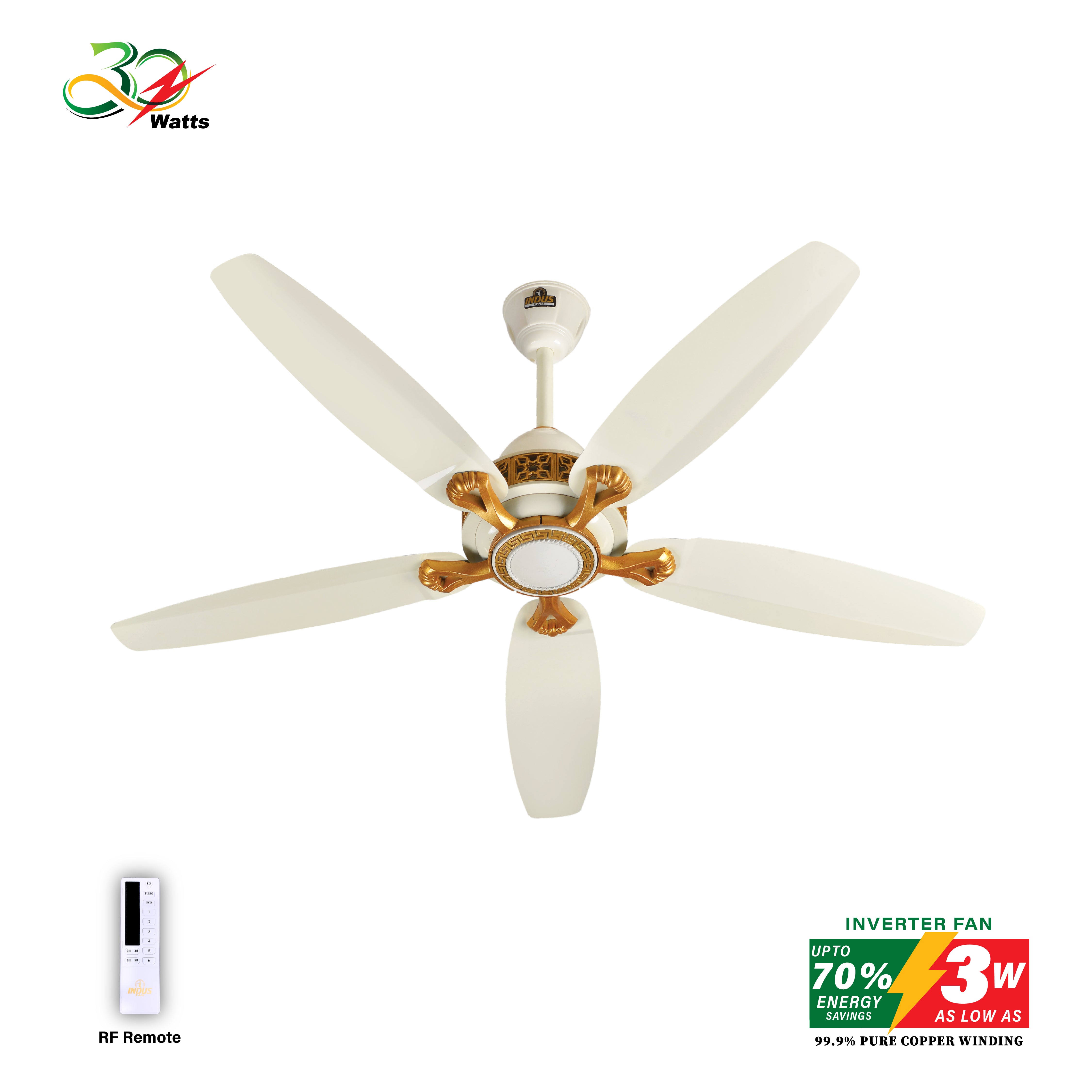 Marvel Ceiling Fan (30-Watt Inverter)