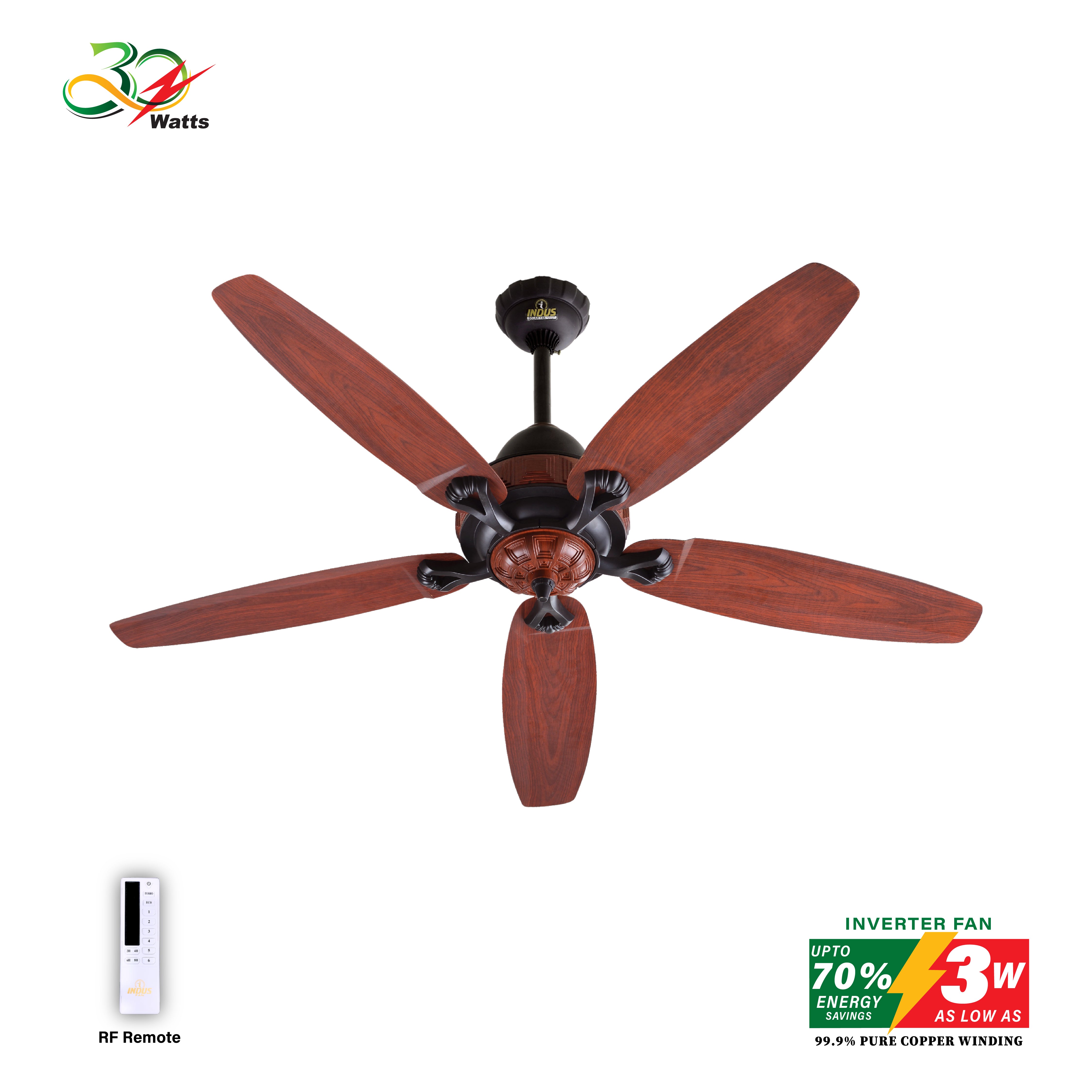 Marvel Plus Ceiling Fan (30 Watt Inverter fans)