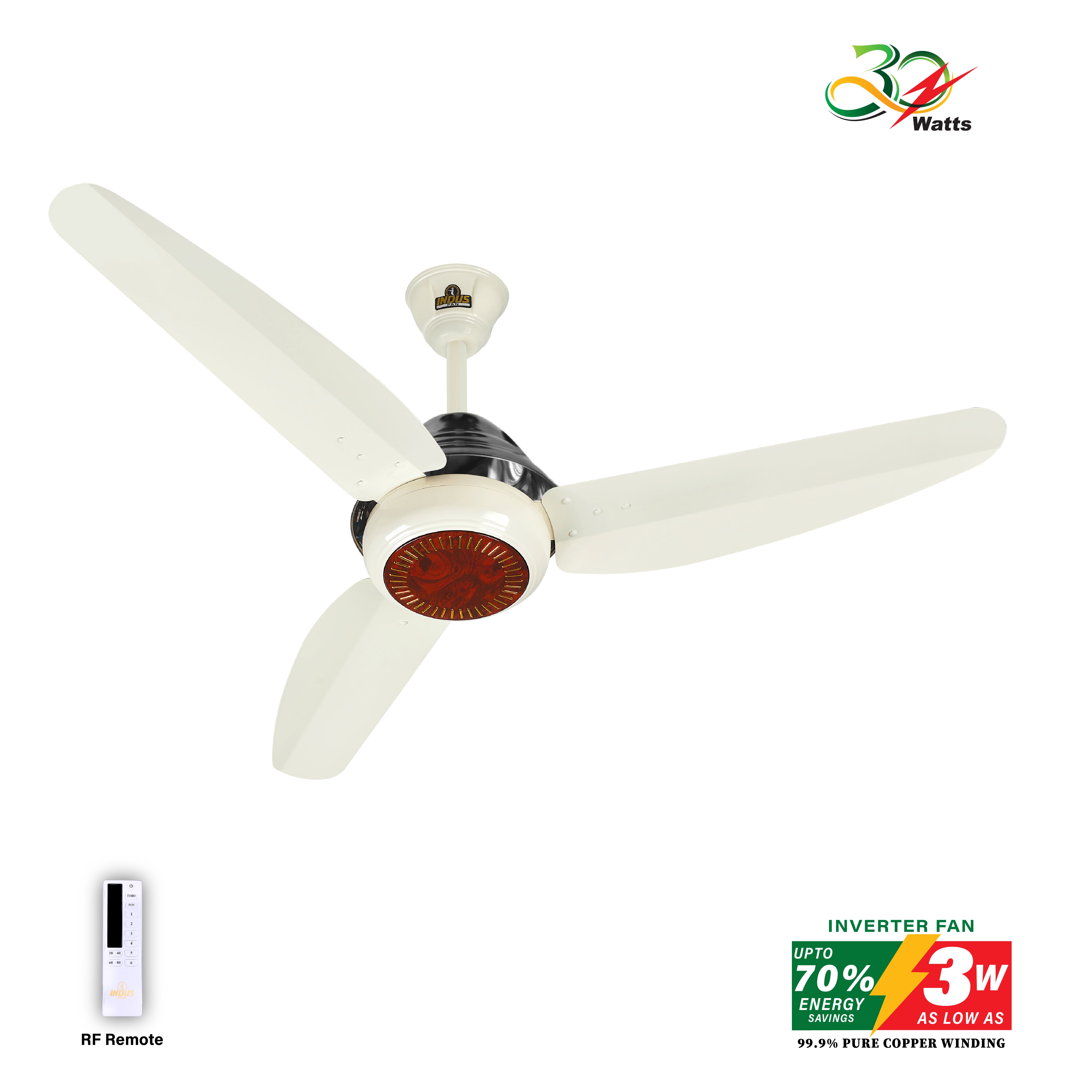 Waterproof Model Ceiling Fan (30-Watt Inverter fans)